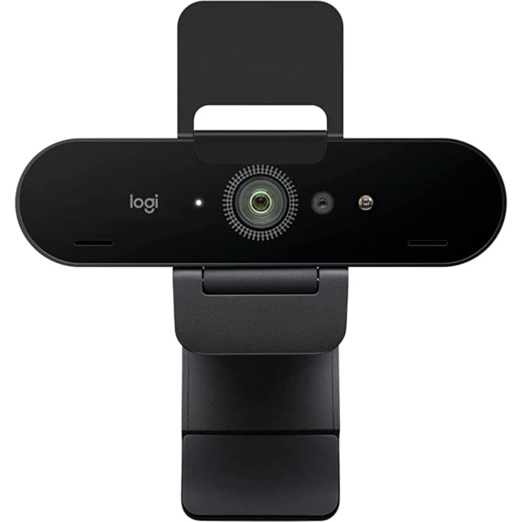 Logitech Brio 4K Webcam, Ultra 4K Video Calling, Noise-Canceling mic, HD Auto Light Correction, Wide Field of View