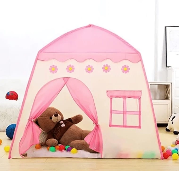 Pink Castle Tent + 10 Balls