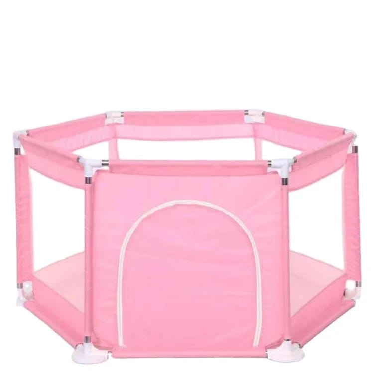Hexagonal Portable Playpen - Pink