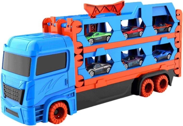Foldable Carrier Truck with 6 Cars