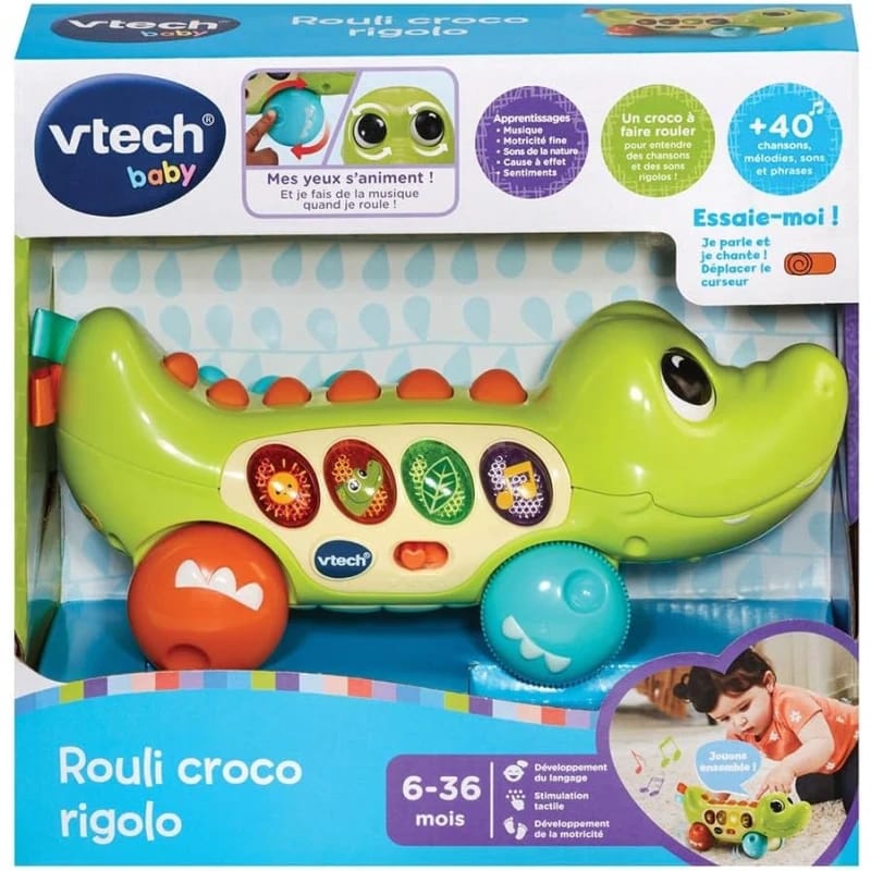 VTech Squishy Spikes Alligator – Sensory Learning Toy