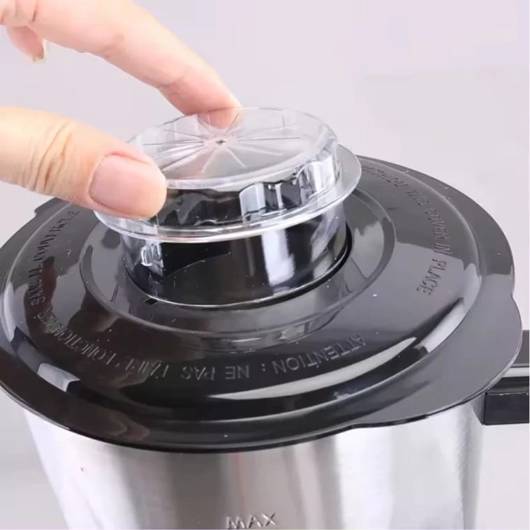Enzo Italy ITA-30007 Full Stainless Steel Blender with Grain and Spice Grinder