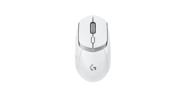 Logitech G309 Lightspeed Wireless Gaming Mouse, Lightweight, LIGHTFORCE Hybrid Switches, Hero 25K Sensor, PC & Mac - White