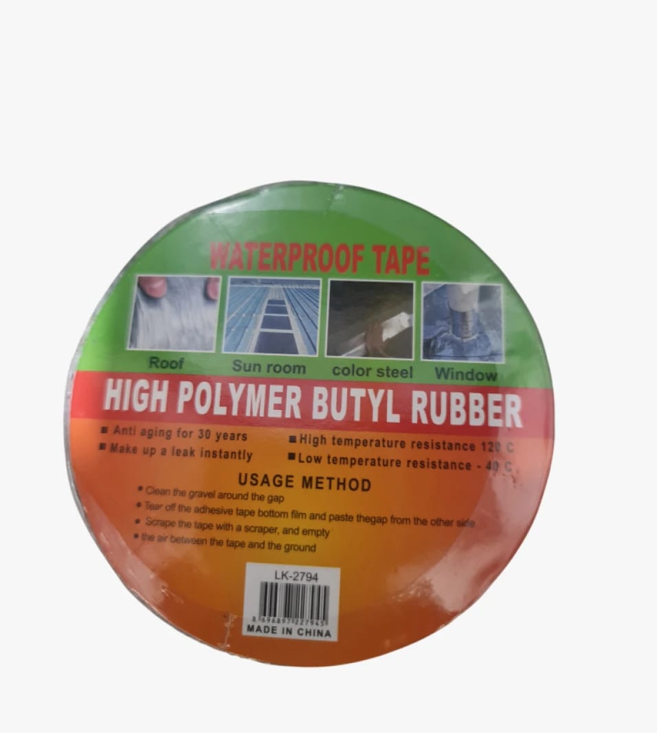 High Polymer Butyl Rubber Waterproof Tape for Roof and Window Repairs, Multi-Purpose Sealing and Home Protection