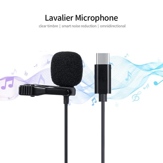 ميكروفون لافالير JH-042 بمنفذ Type-C