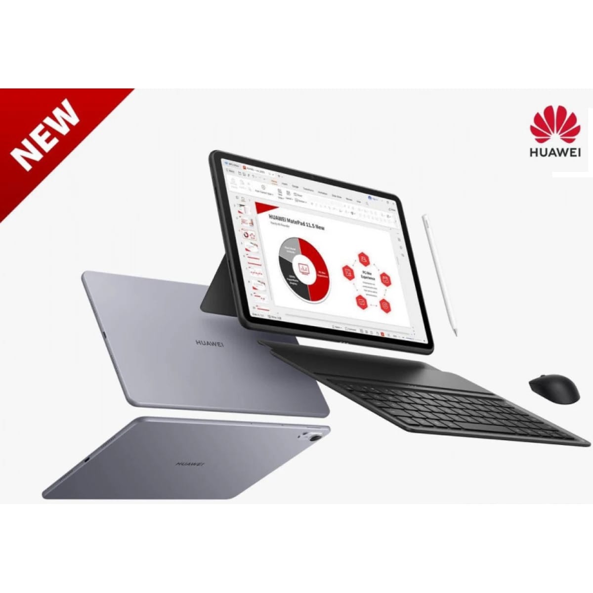 Huawei MatePad 11.5 NEW (2025) 11.5" Android WIFI Tablet, 256GB Storage, 8GB RAM, 2.4k IPS 120 Hz Display, Huge Battery, Space Gray