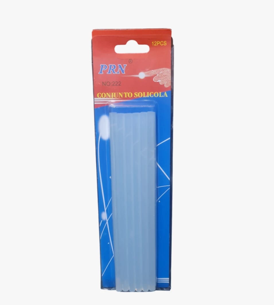 PRN Transparent Glue Stick Set, Model No. 222, Ideal for Crafts and Home Projects