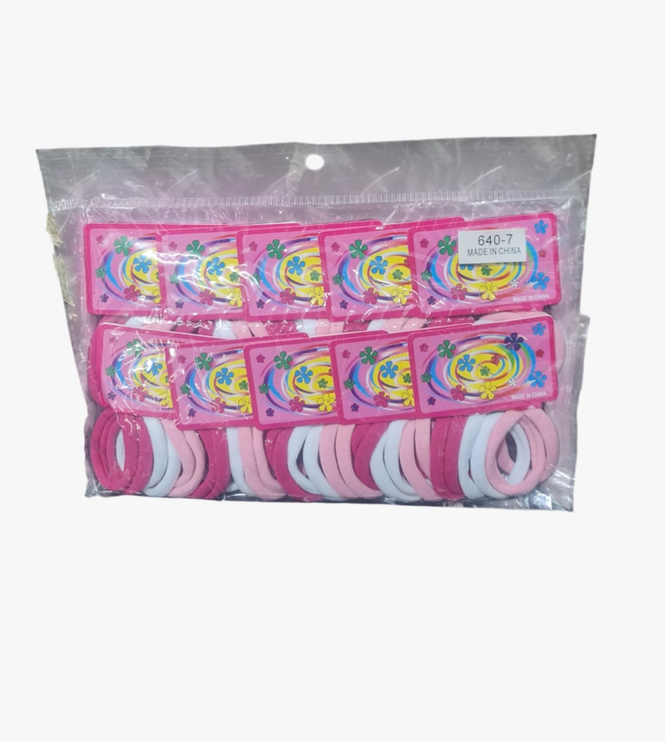Colorful Hair Tie Set for Kids with Floral Design for Everyday Use and Stylish Hairdos