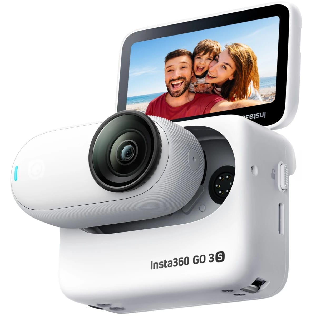 Insta360 GO 3S Standard Edition 4K Vlogging Camera - 128 GB, White