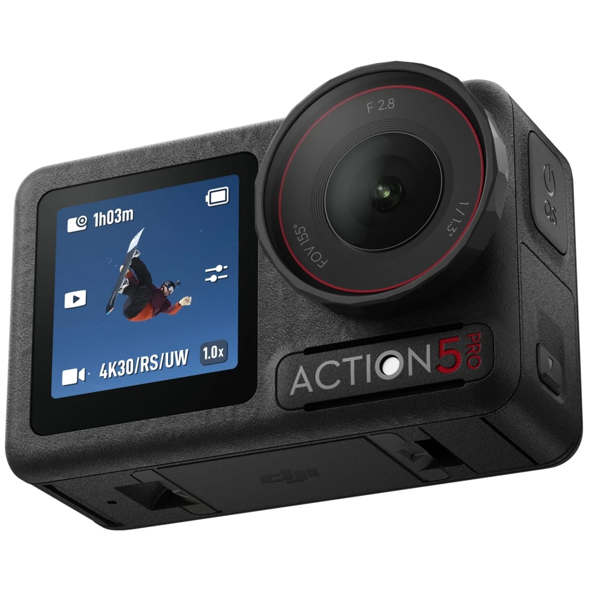 DJI Osmo Action 5 Pro Standard Combo, Waterproof Action Camera with 1/1.3" Sensor, 4K/120fps Video, Subject Tracking, Stabilization, Dual OLED Touchscreens, Action Camera 4K Ideal for Sports, Vlog