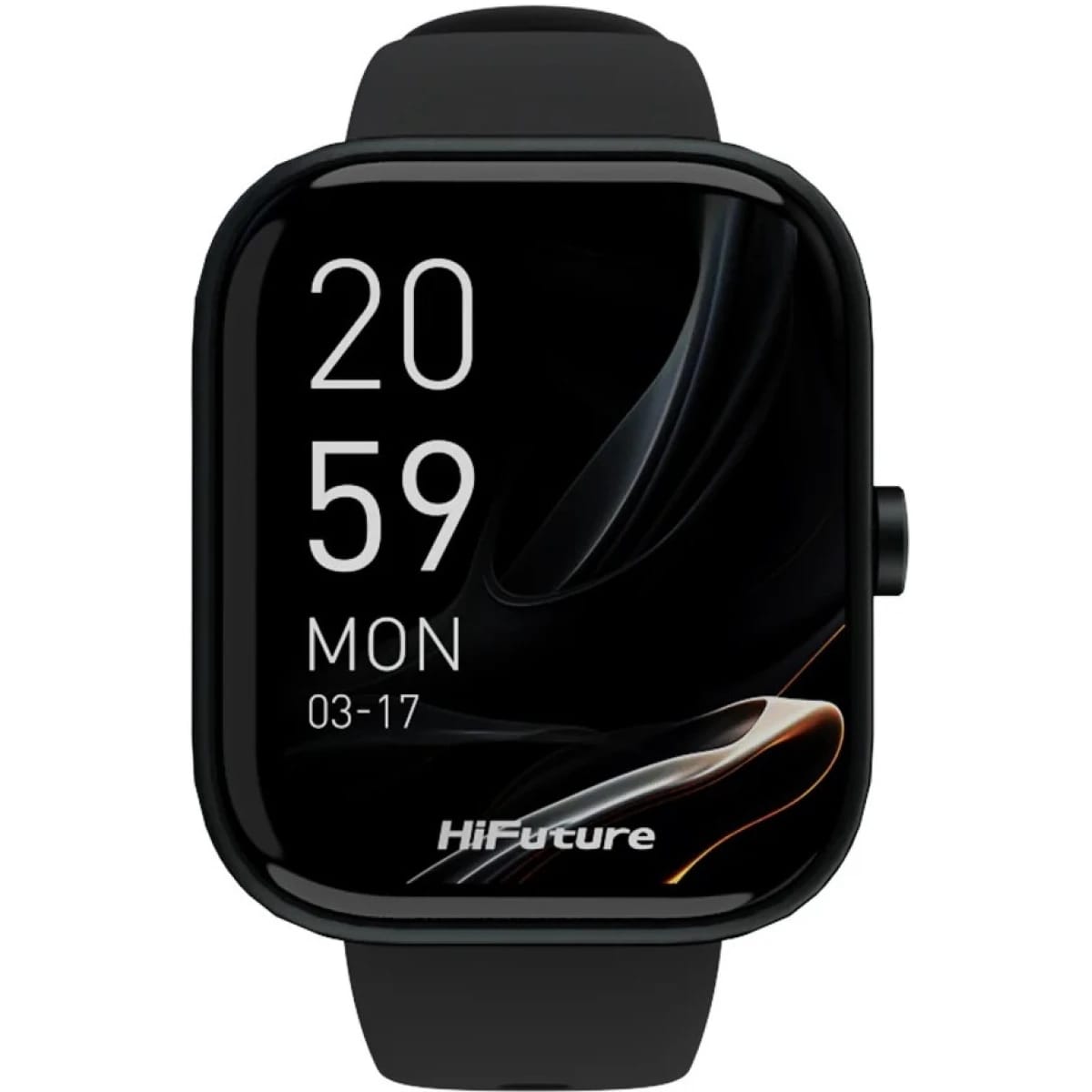 HiFuture LUME Smartwatch with 1.85" IPS Display, Wireless Calling & 24/7 Health Monitoring - Black
