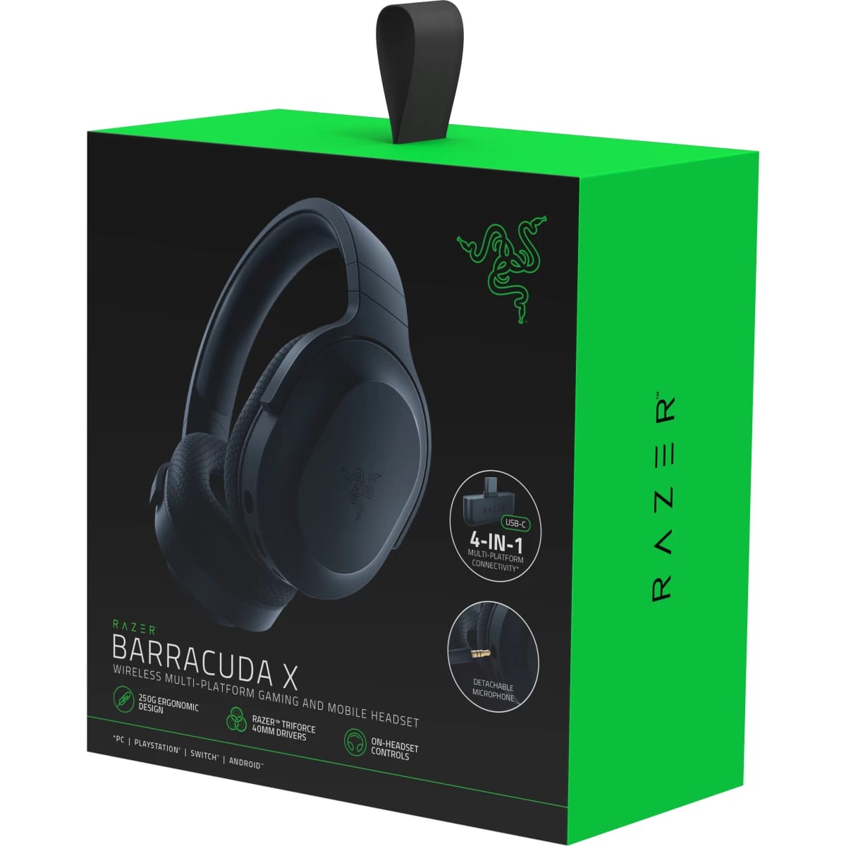 Razer Barracuda X (2022) Wireless & Bluetooth Gaming Headset - Black