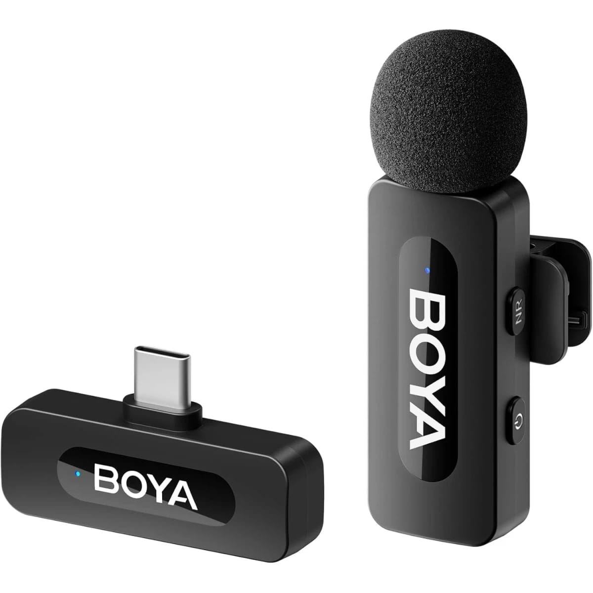 Boya BY-V10 2.4GHz Omnidirectional Wireless Microphone System for Type-C & Android Devices - Black