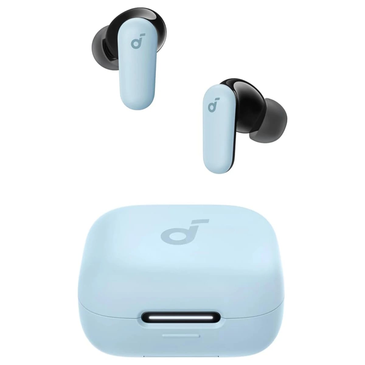 Anker Soundcore R50i NC Earbuds, Strong and Smart Noise Cancelling, Powerful Bass, 45H Playtime, 2-in-1 Case and Phone Stand, IP54, Wireless Earbuds, Bluetooth 5.4 - Blue