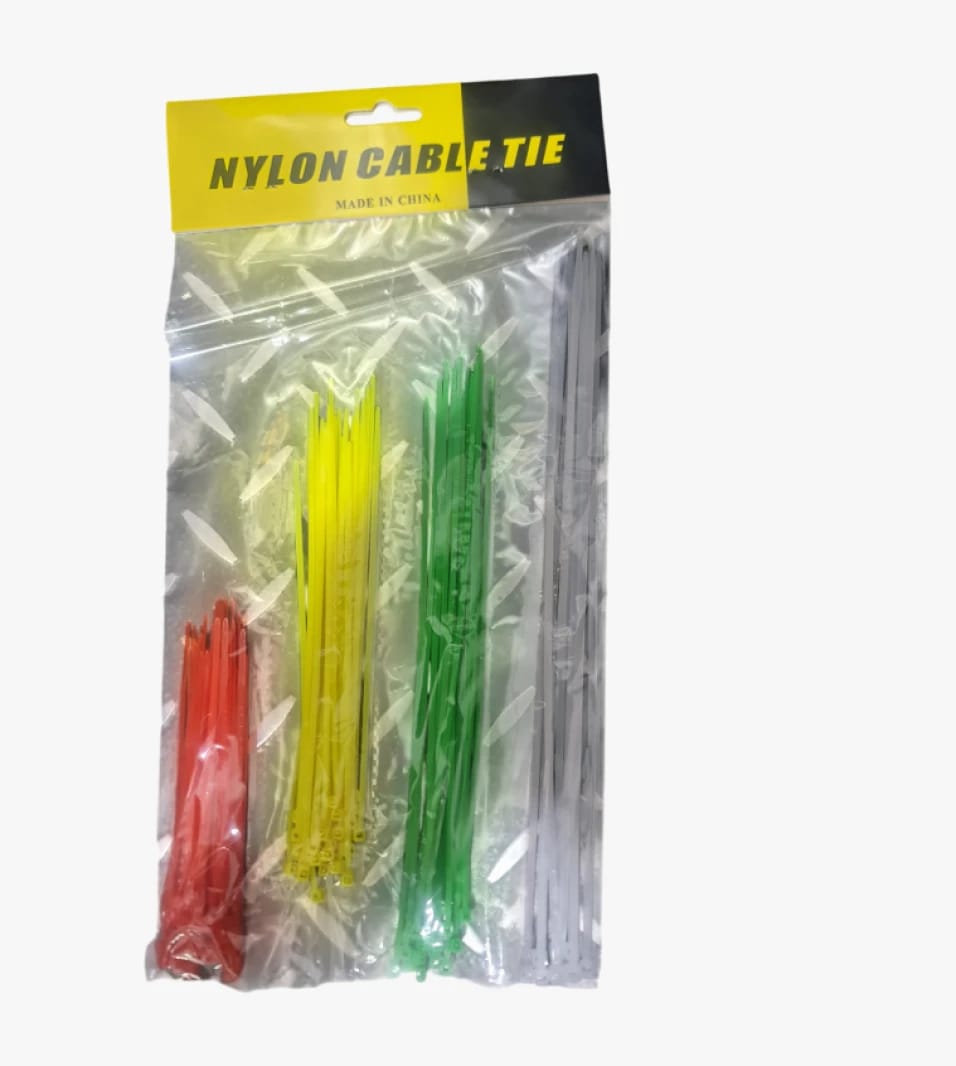 High-Quality Multicolor Nylon Cable Ties Set for Professional and Engineering Uses