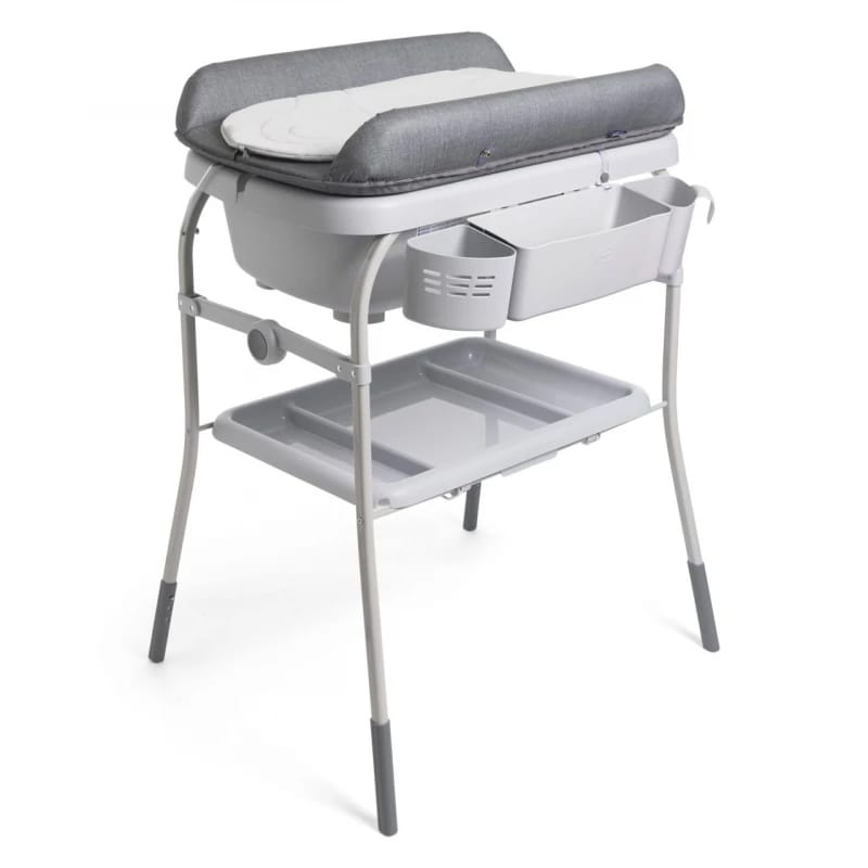 Chicco Cuddle&Bubble Baby Bath Changing Station Graphite Melange 0-12 Months