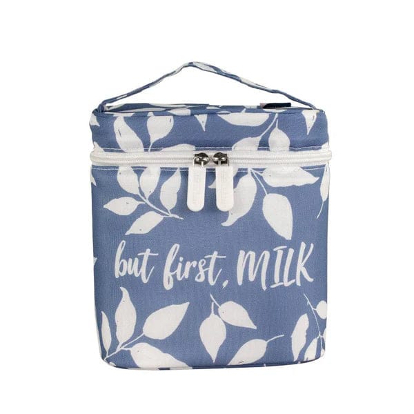 حقيبة زجاجات معزولة حرارياً بتصميم بوهيمي من but first, MILK