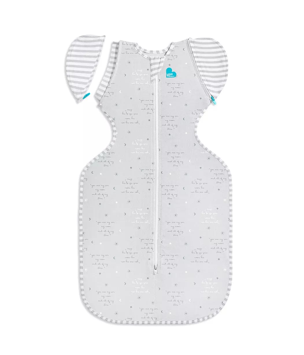 كيس الانتقال Swaddle Up™ Lite بتصنيف 0.2 TOG - رمادي You Are My - كبير