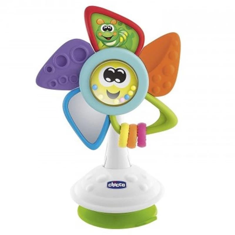 Chicco Pinwheel Toy with Manual Activities for Highchairs