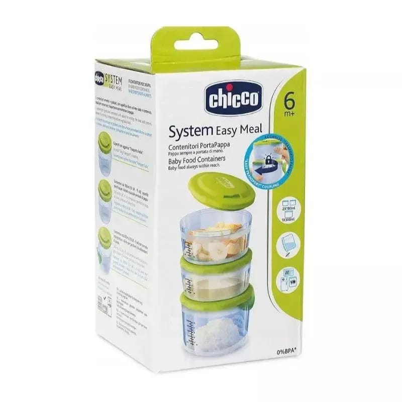 Chicco Baby Food Containers 6m+