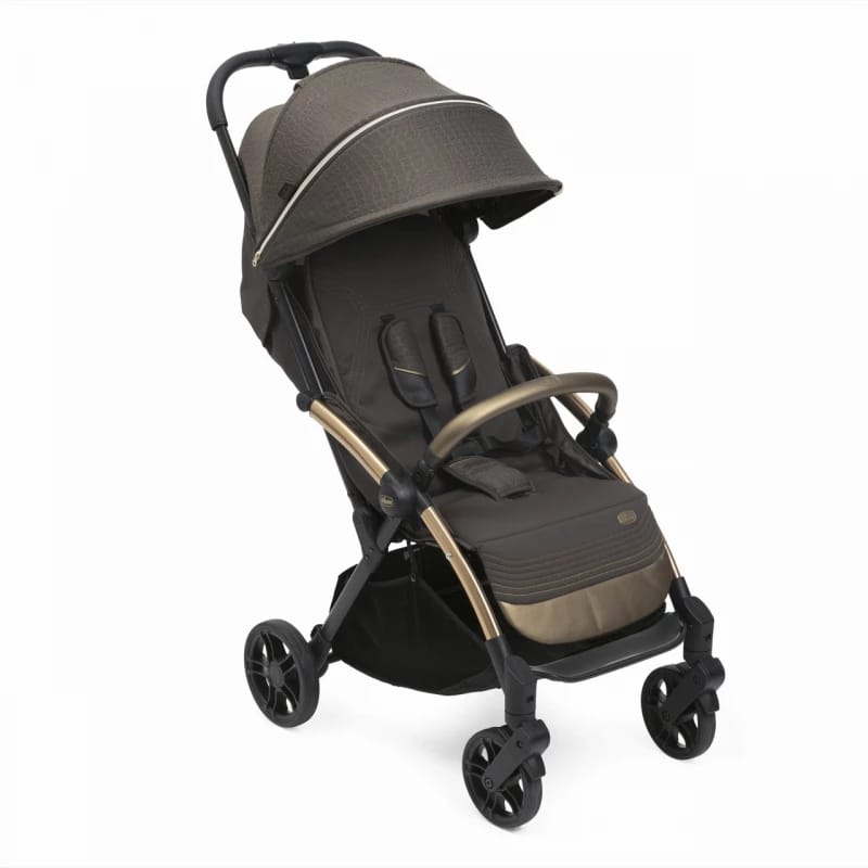 Chicco Goody XPlus Bronze Lizard Re Lux Eco+ Stroller, Automatic Fold, 0m+ to 22kg