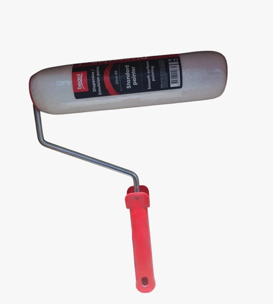 Bearol Standard Painter Roller Brush for Dispersive Emulsion Paints with Smooth Surface Application Design