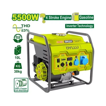 Dyllu Inverter Gasoline Generator 5.5 kW DTGEAB08