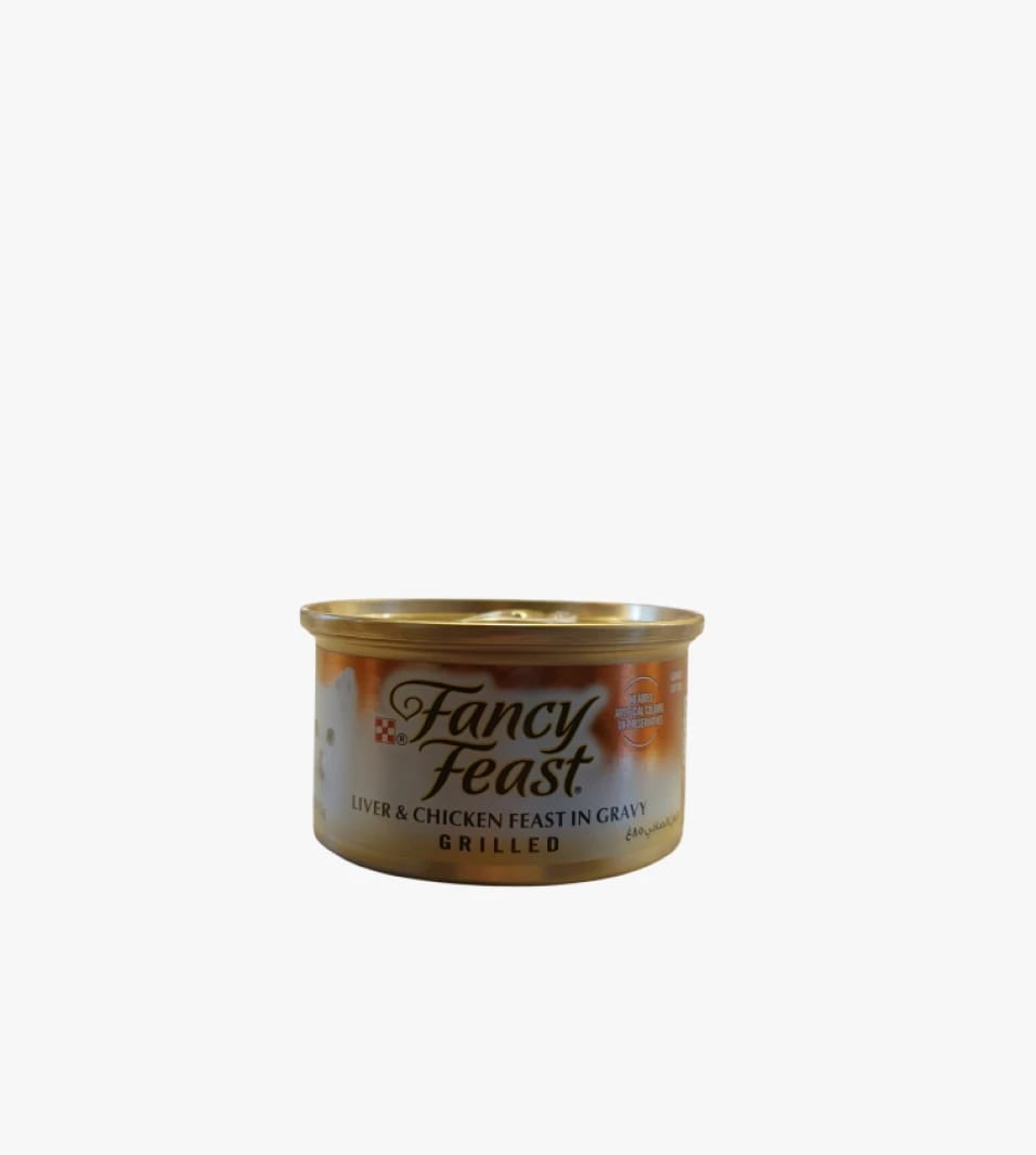 Fancy Feast Grilled Chicken and Liver Feast in Gravy for Feline Aficionados