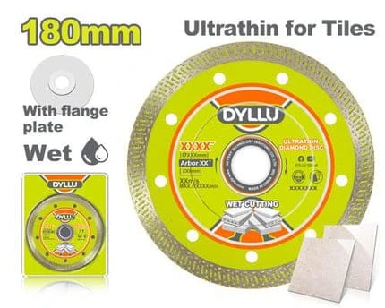 Thin Porcelain Cutting Disc, 7" Diameter by Dillo DTDC4K04