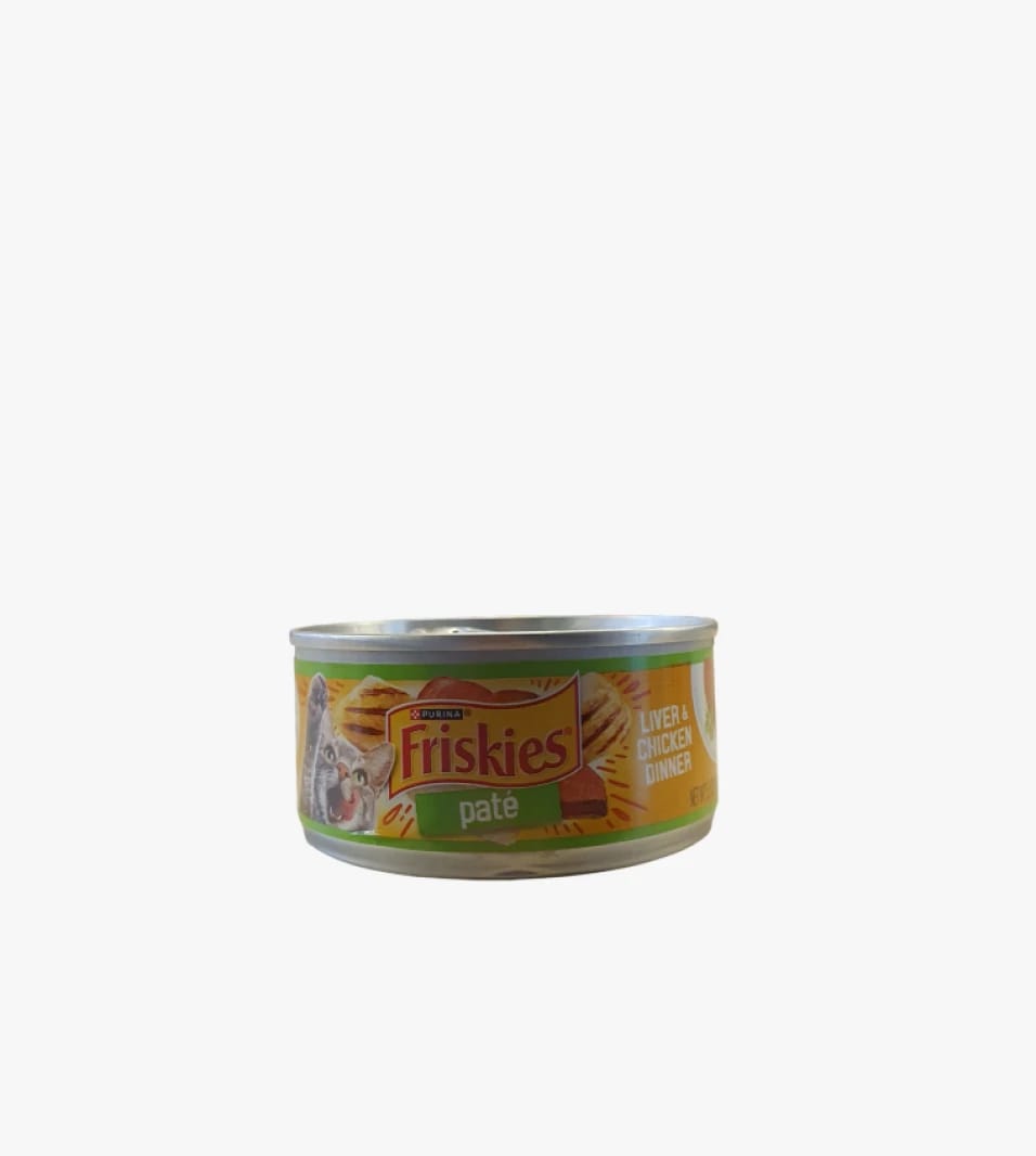 Friskies Pate Cat Food with Liver and Chicken Flavor High-Quality Meal for All Adult Cats