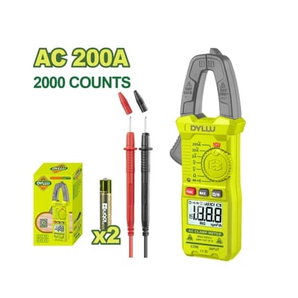 جهاز فحص كهرباء كلامب ميتر 200 أمبير ديلوDTDM6501