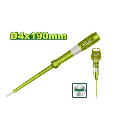 4x190mm Large Screwdriver Tester by Dielo DTTP2904
