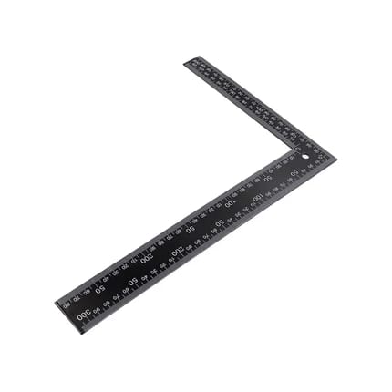 Heavy Black Iron Angle Ruler Sizes