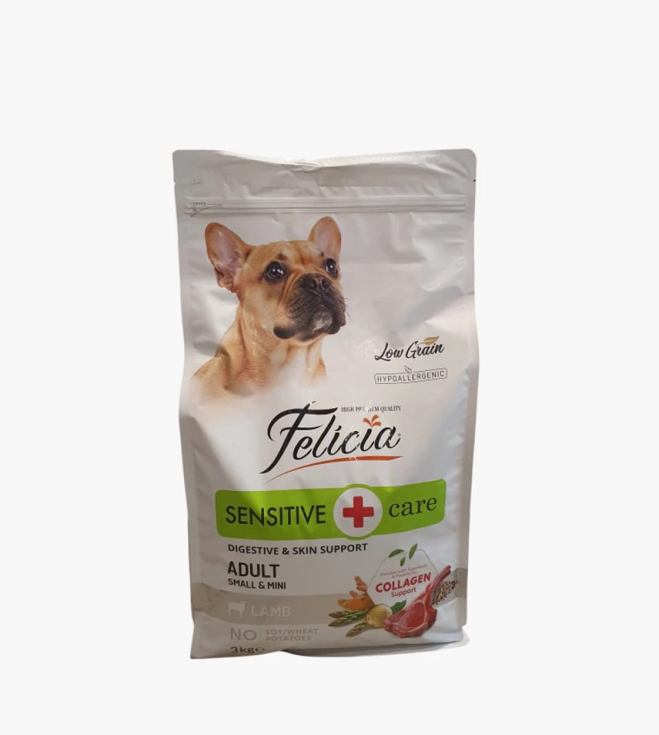 Felicia Adult Dog Food for Sensitive and Small Dogs with Lamb Digestive and Skin Support