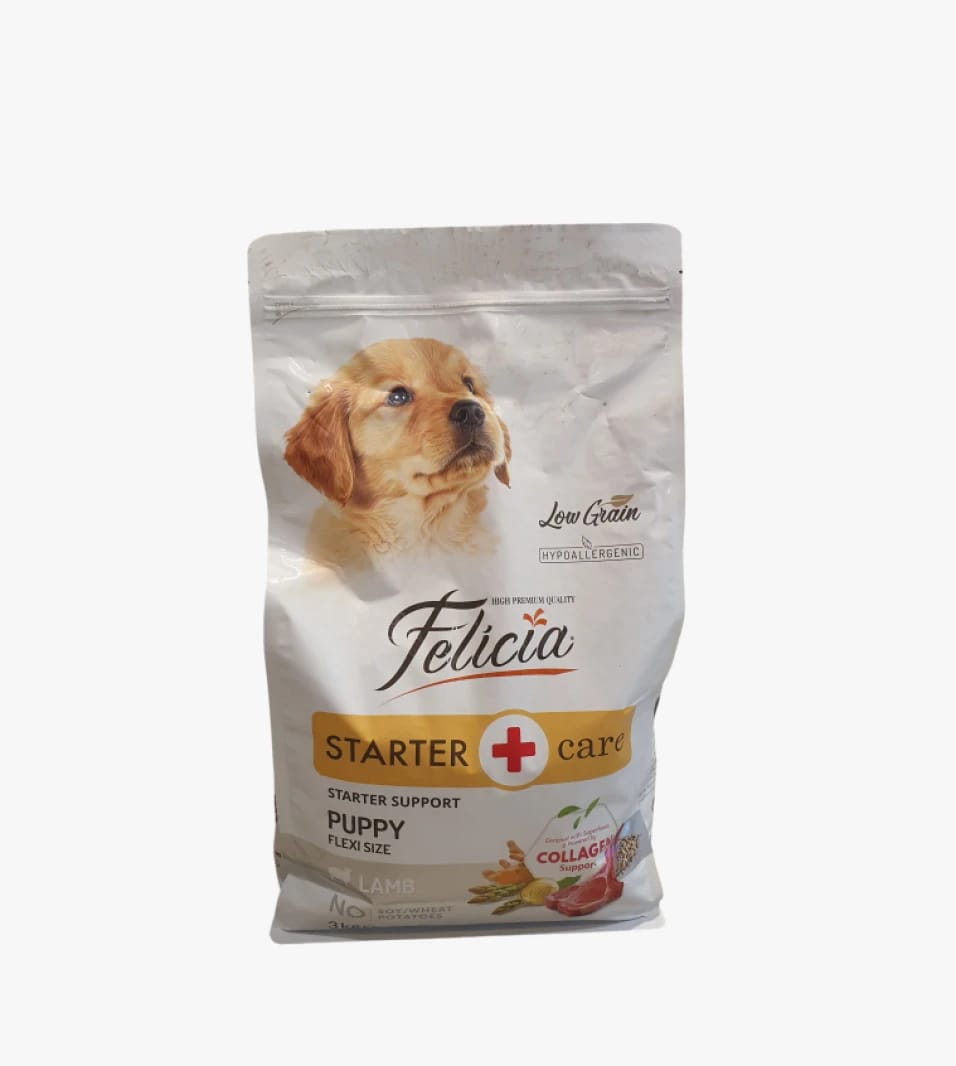 Felicia Low Grain Hypoallergenic Dry Puppy Food Starter Digestive Support