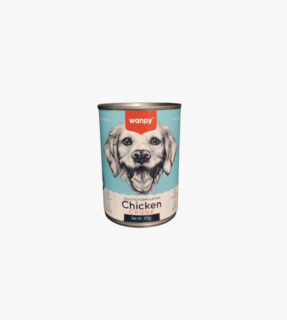 Wanpy Dog Food Chicken Chunk Delightfully Designed for Your Beloved Pets with a Balanced Formula