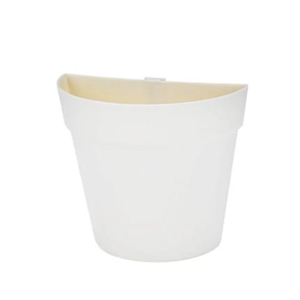Eda Wall Plant Pot 25 cm - White