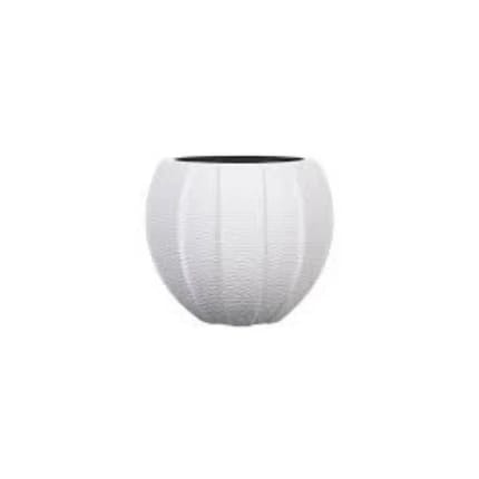 Small European Copy Flower Pot - White 10 * 9 cm