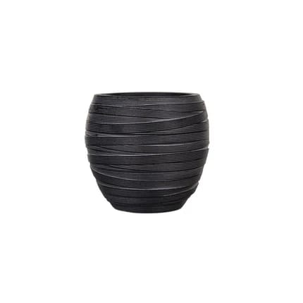 Small European Cube Flower Pot - Black 8 * 8 cm