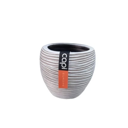 Small European Style Flower Pot - White 8 * 8 cm