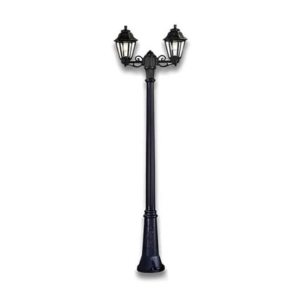 Fumagalli Outdoor Lamp Two Bulbs 2m - Black