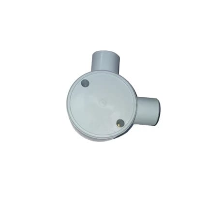 Electrical Box with Circular Inlet and Outlet 25 mm