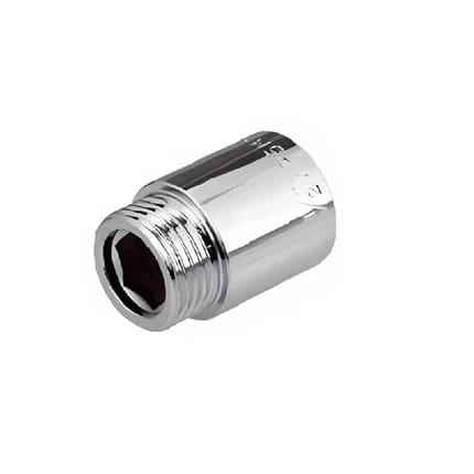 Chrome Nipple 0.5 Inch