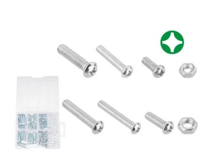 Jadever 164-Piece Fine Thread Screw Set