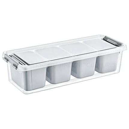 Rectangular Deep Tupperware 4+1 3.5L Hobby Life