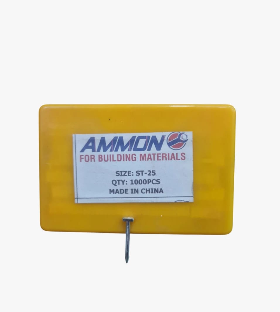 Ammon Industrial Steel Pins Set for Professional Use, Designed for Construction Needs and Wooden Surfaces.