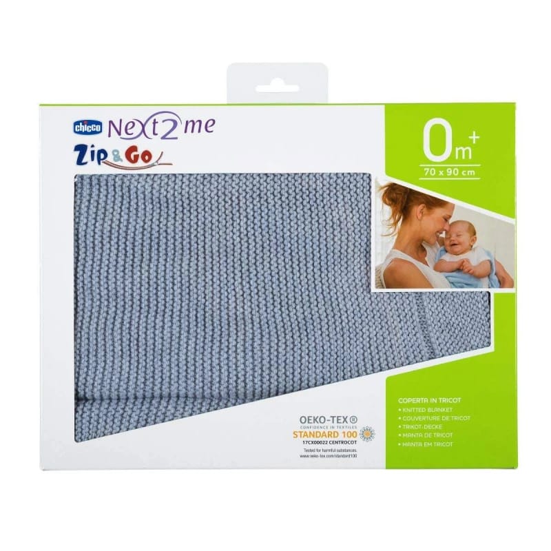 Chicco Tricot Knit Blanket - Grey