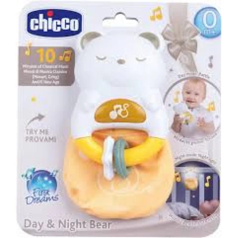 Chicco Toy Fd Day And Night Bear Rattle