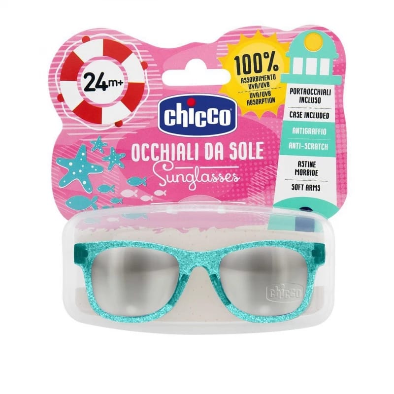 Chicco Glitter Bean Sunglasses for Girls, 24+ months