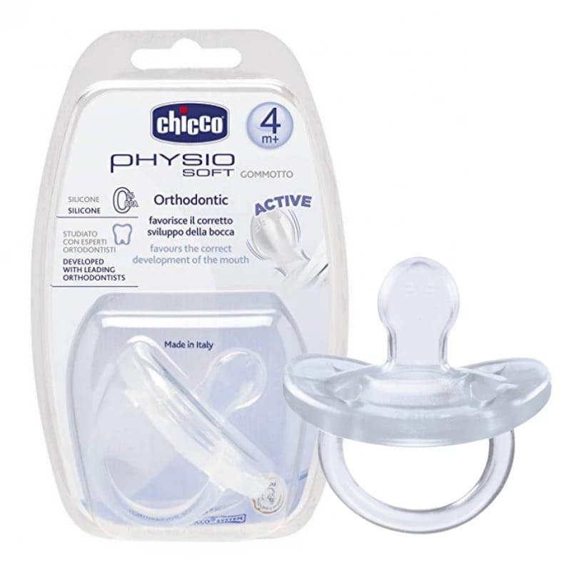 Chicco Physio Soft Soother Silicone (4M+) 1 Piece Neutral